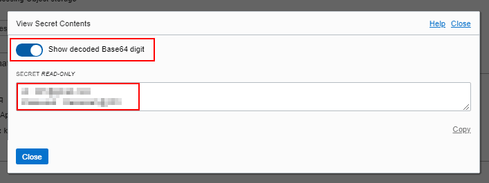 Secret content in plain-text