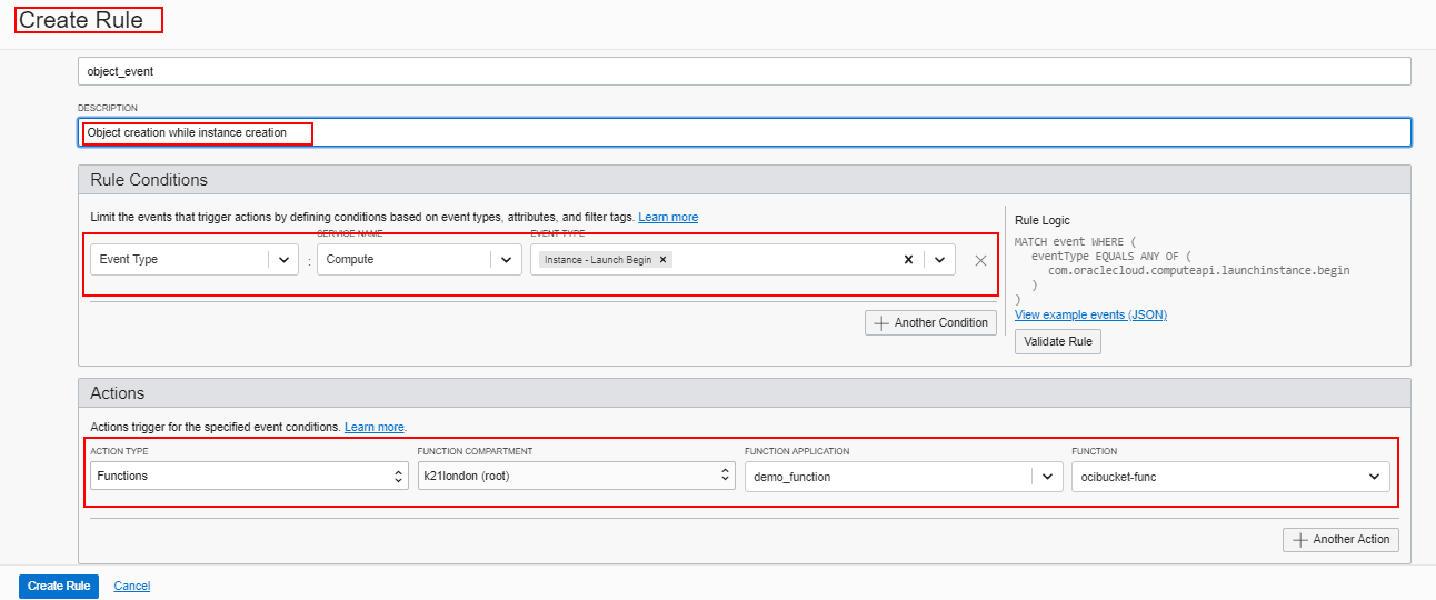 integrating function with events