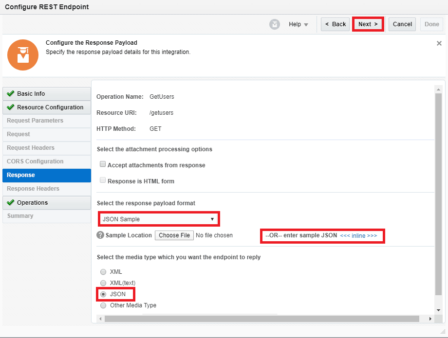 OIC Rest multi verb resource