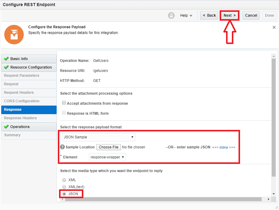 OIC Rest multi verb resource