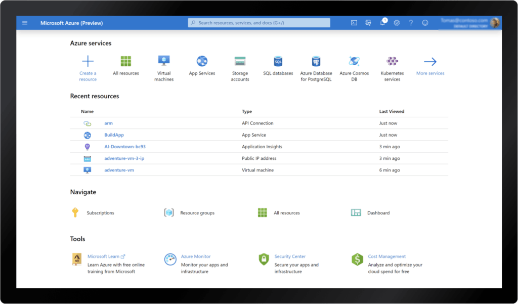Azure Cloud Portal (Preview)