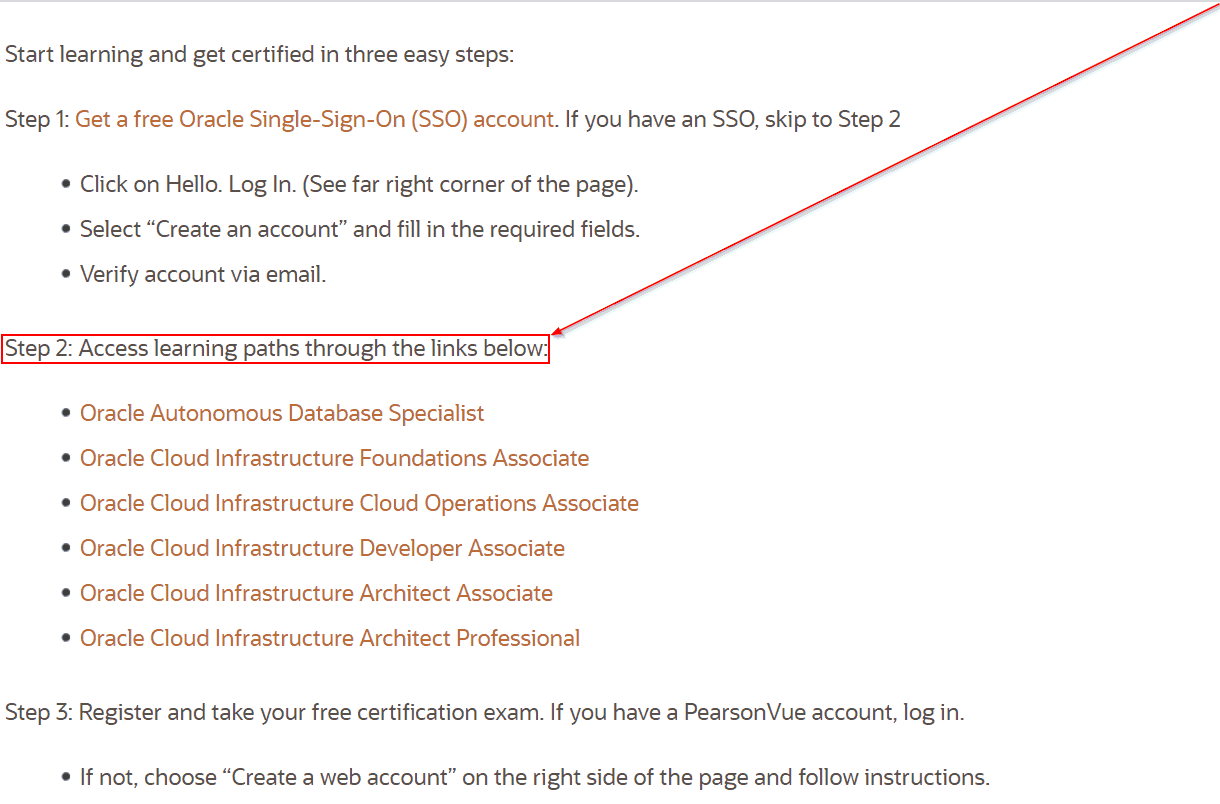 FREE OCI Certifications
