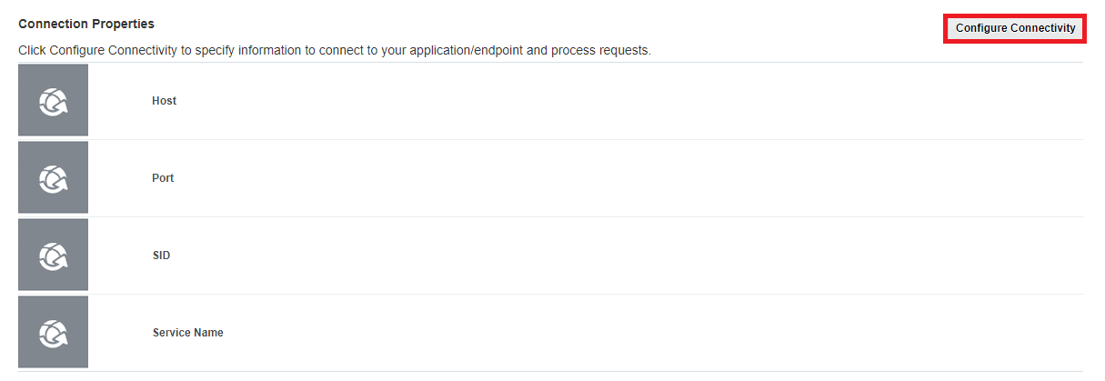OIC connection adapter oracle ATP