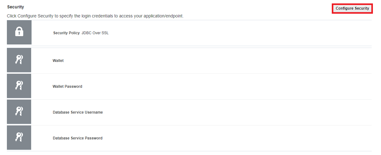 OIC connection adapter oracle ATP