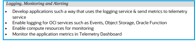 Logging, Monitoring , Alerting