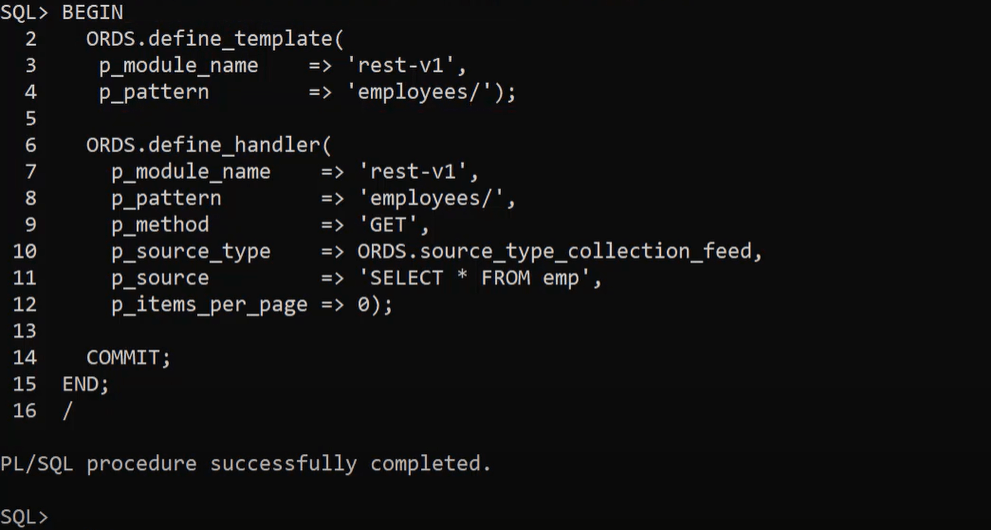 create a REST web service using the GET method