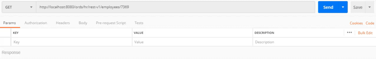 Testing ORDS with postman