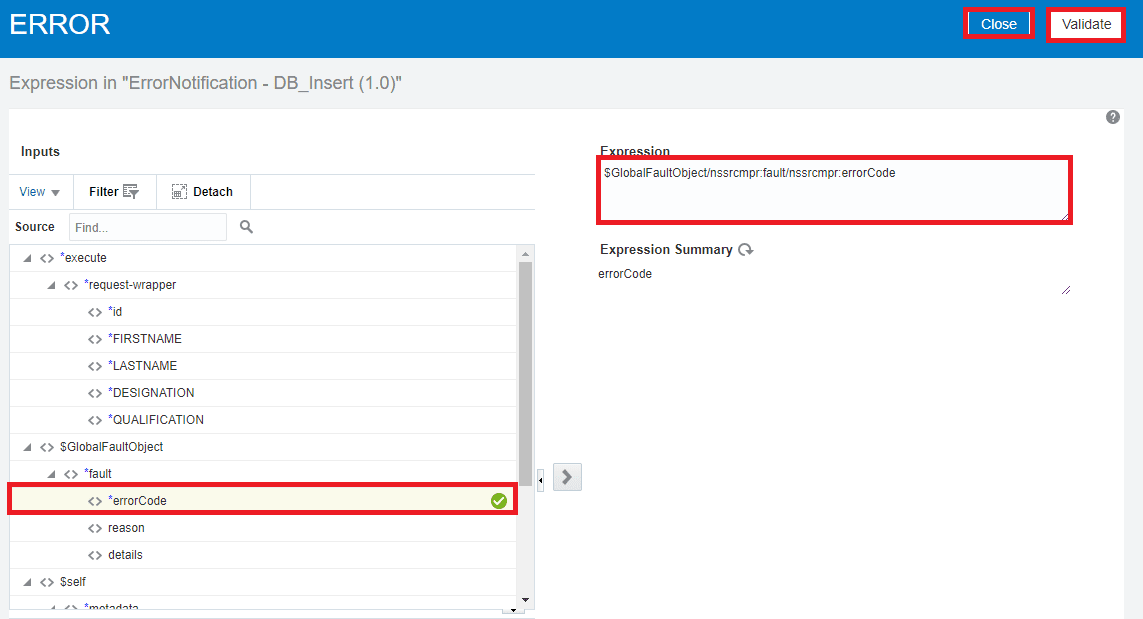 OIC Notification Activity