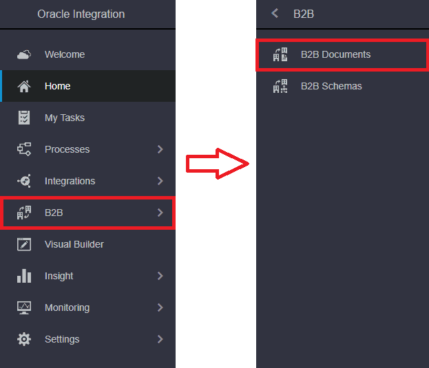 B2B In Oracle Integration Cloud