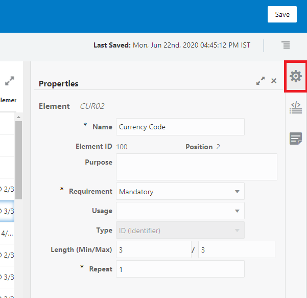 B2B Custom Document Schema Properties