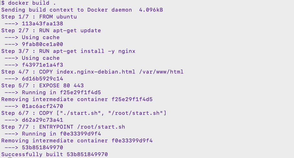 Docker build