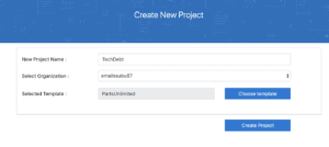 Creating a new project