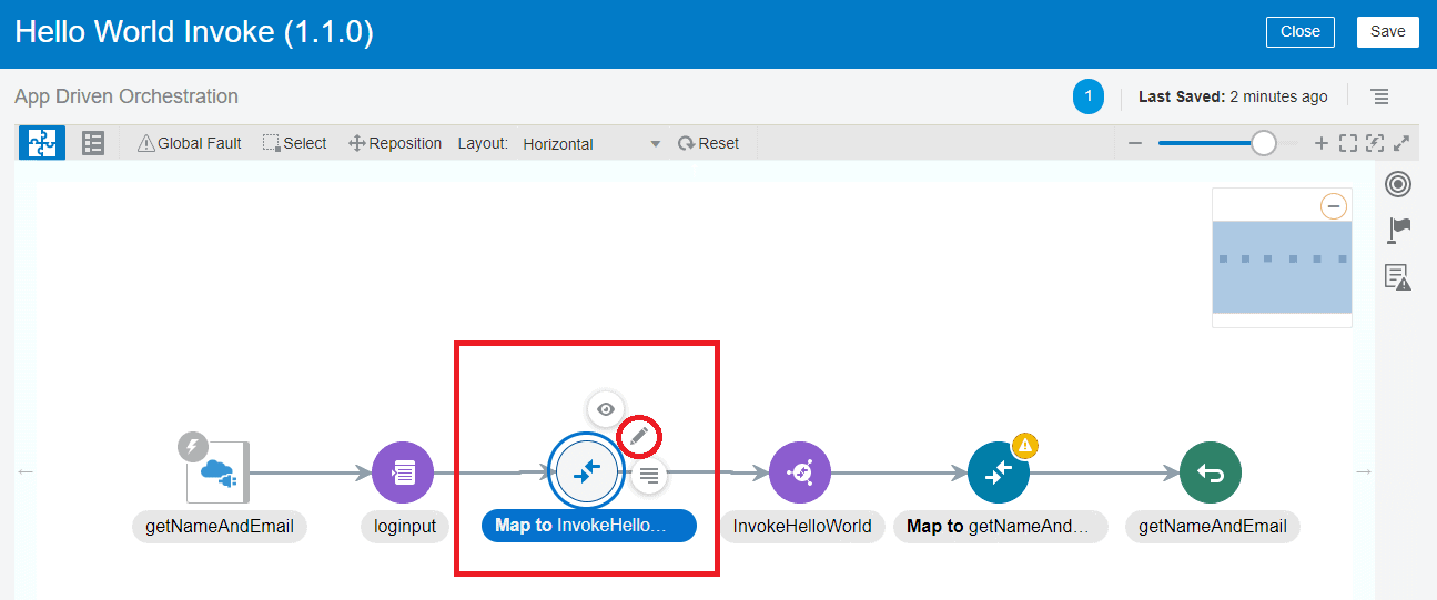 OIC oracle Integration cloud Invoking integration by call integration action