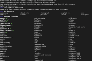 Git Secretes Install