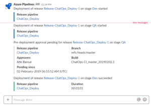 Azure Pipeline events