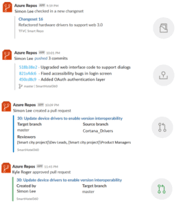 Git control from slack demo 