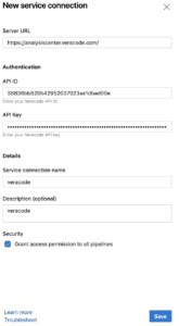 New service connection