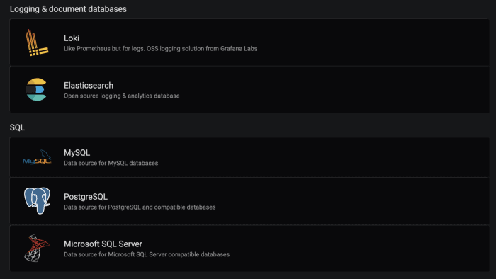 Logging And Document database