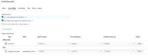 Azure policy for key vault