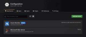 Grafana Azure Configuration