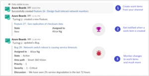 Slack channel message previews