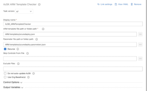 ARM Template Checker configuration