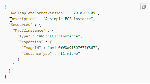 Template for AWS CloudFormation
