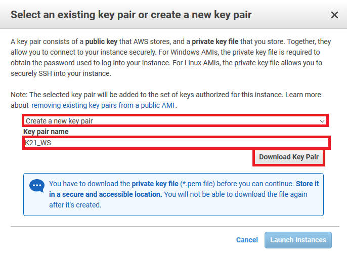 AWS SAA-C02 Creating EC2 Key