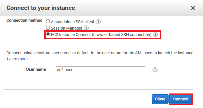 Connecting to AWS EC2 Instance