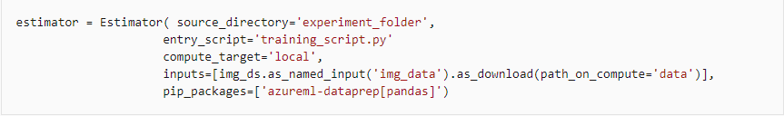 Estimator File Dataset