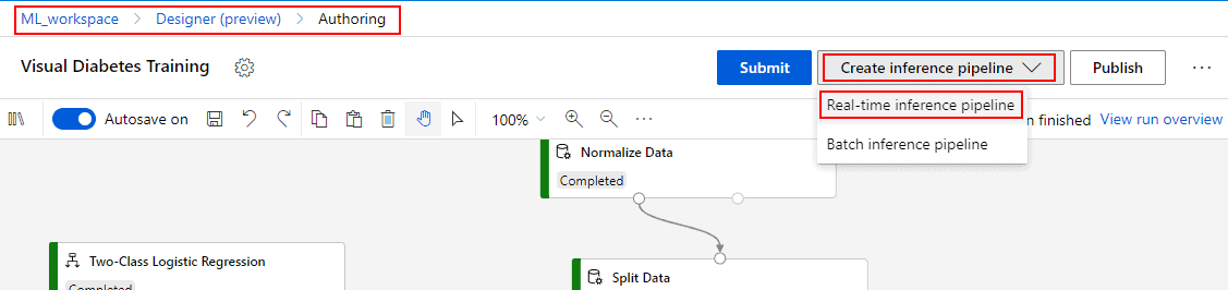 real-time inference pipeline
