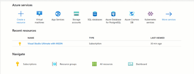 Screenshot of select create