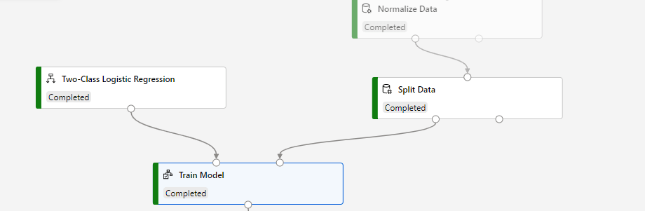 two class logistic regression module