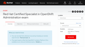 OpenShift Exam