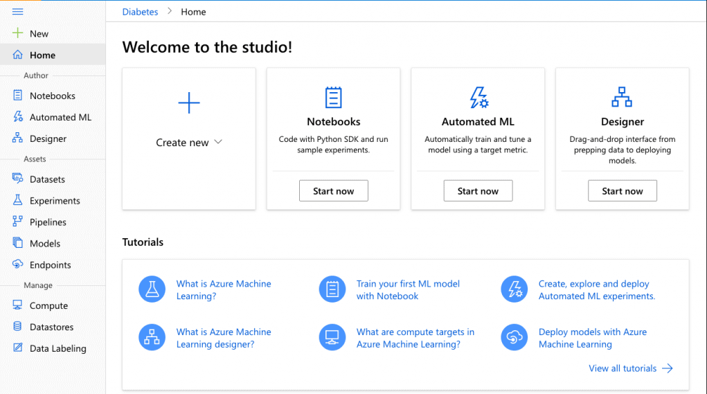 azure machine learning service-machine learning studio