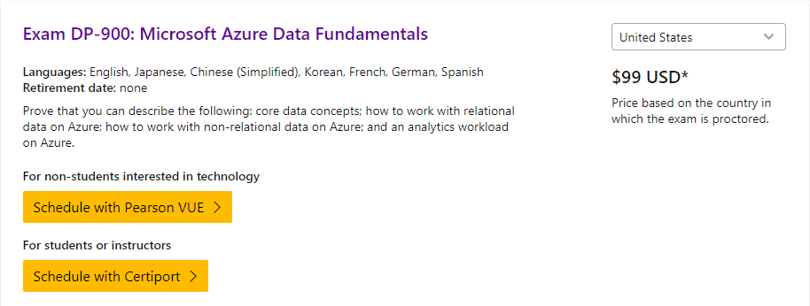 DP-900 Exam Schedule