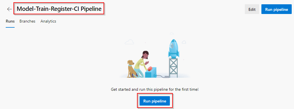 Model-Train-Register-CI Pipeline