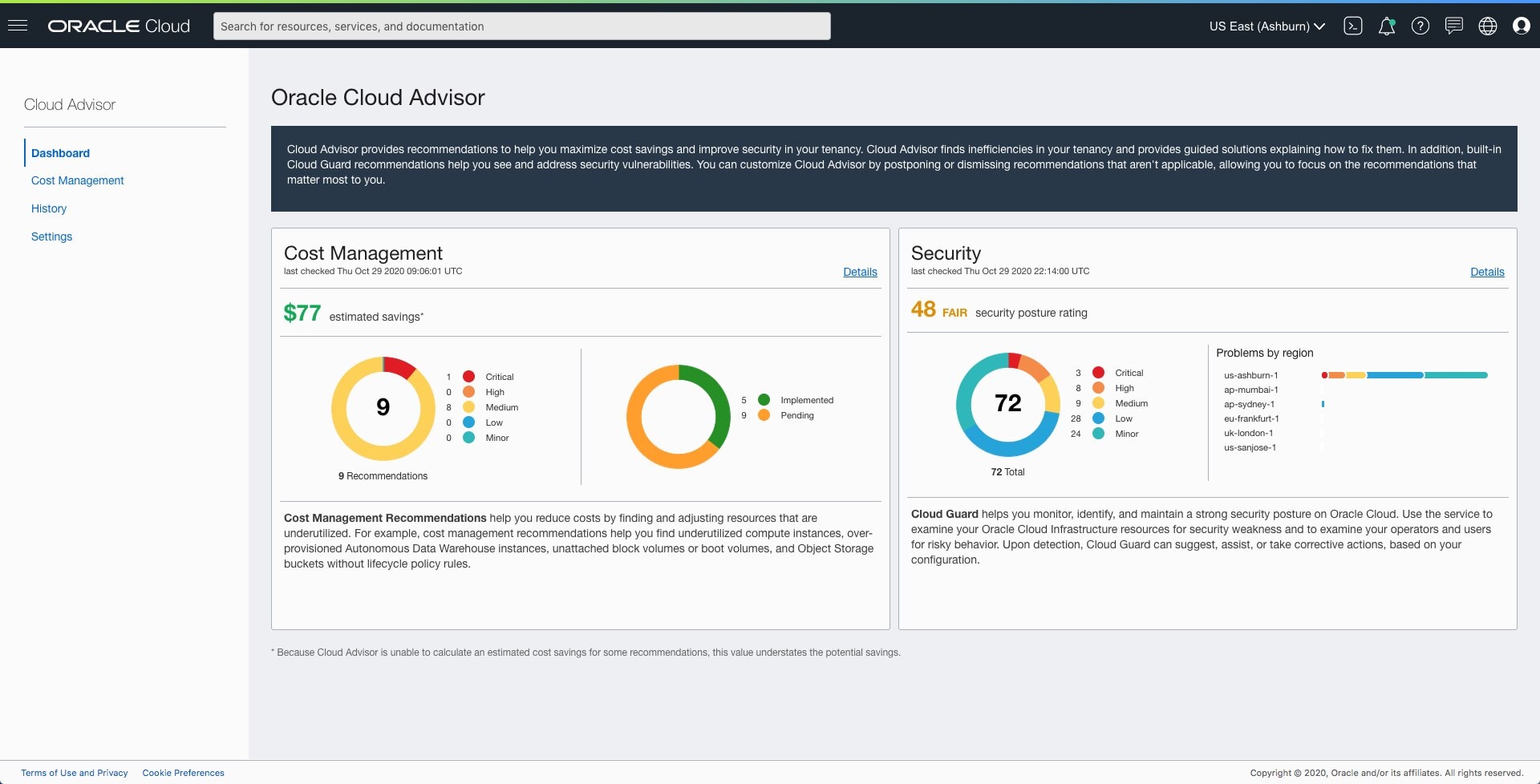 advisor dashboard