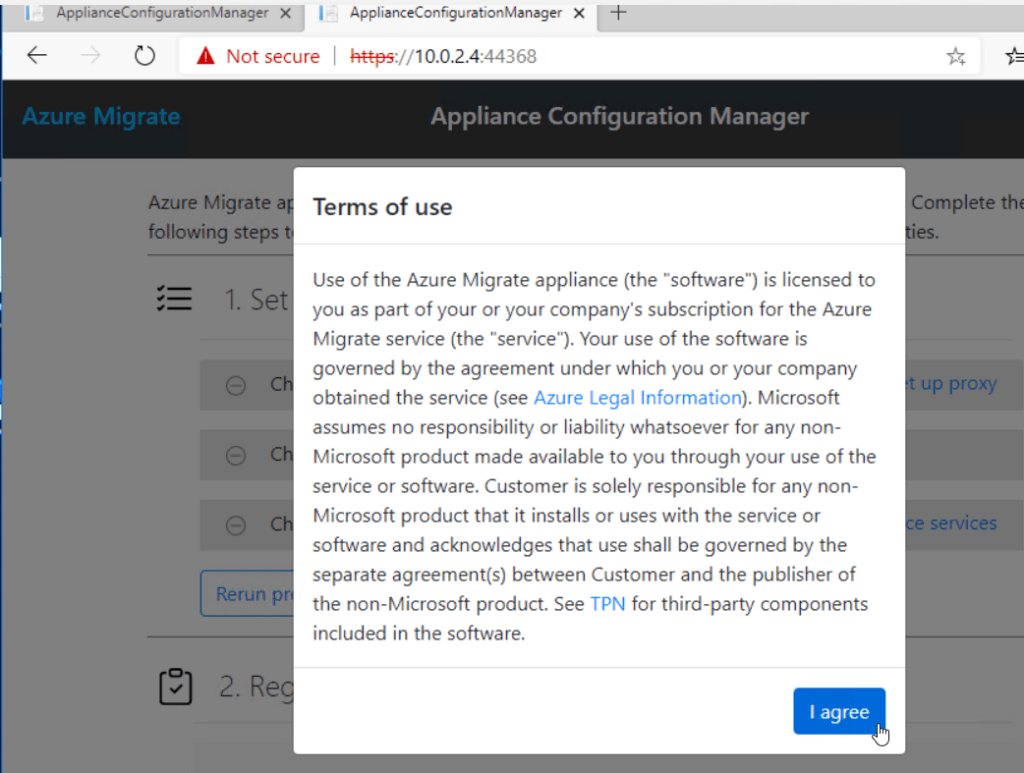Azure migrate step16