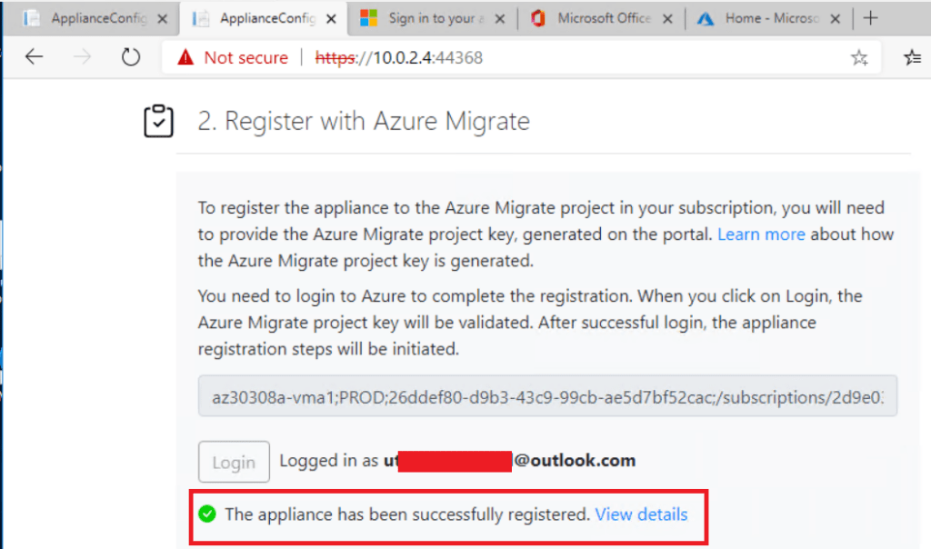 Azure migrate step18