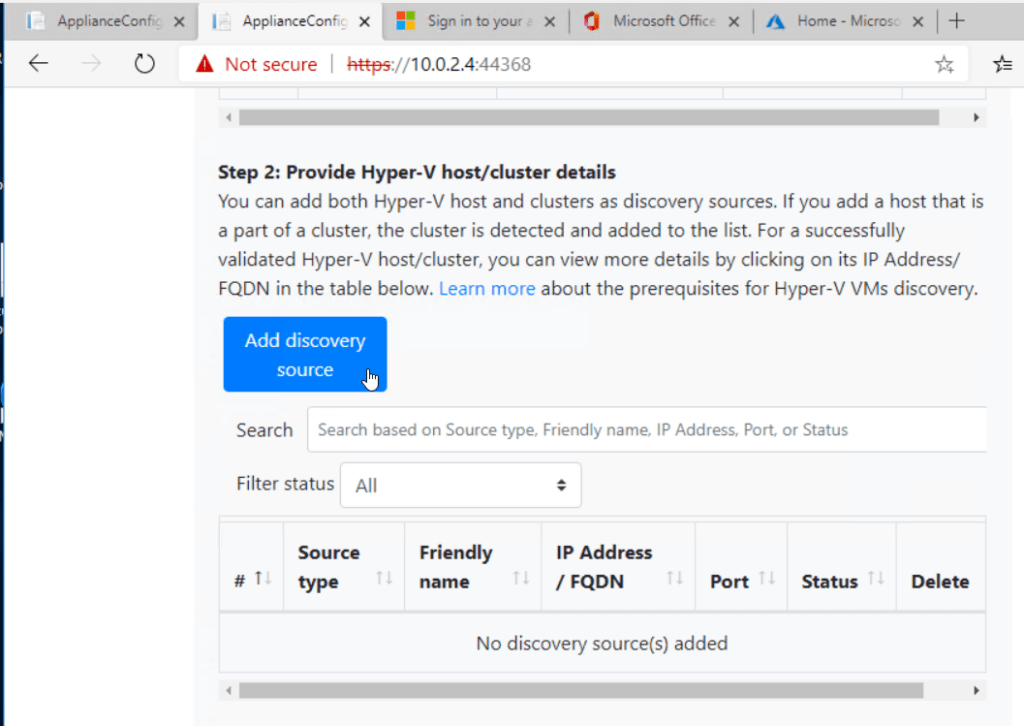 Azure migrate step21