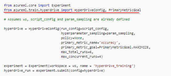 Configure and run the script