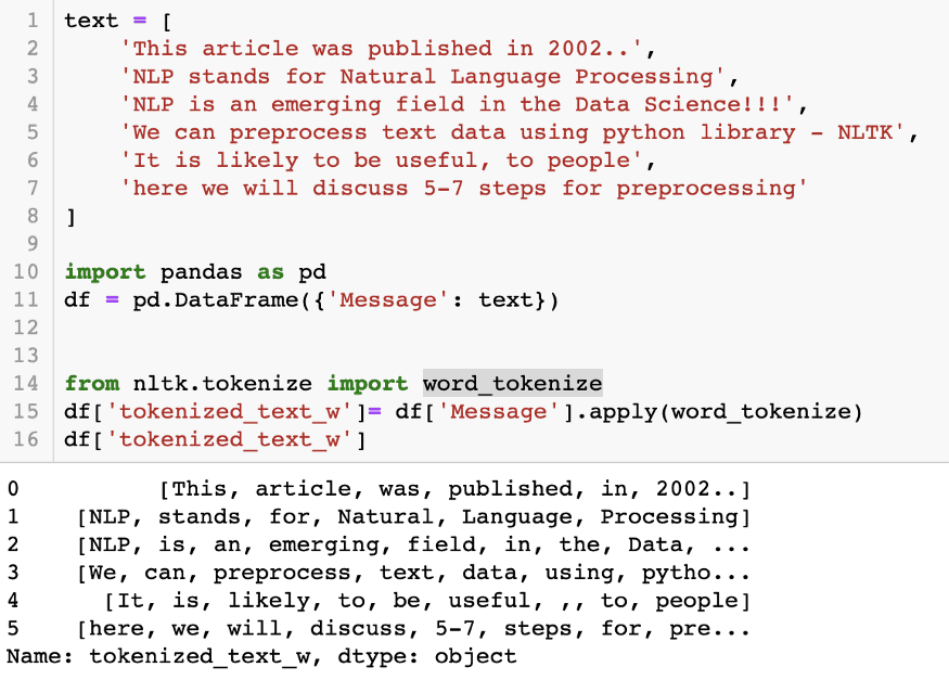 tokenizing-text-sample