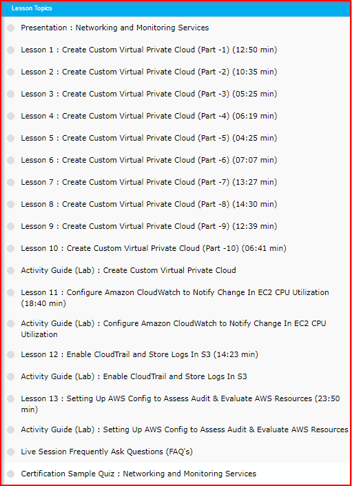 AWS Solution Architect Training Day 6 & Day 7 FAQ's