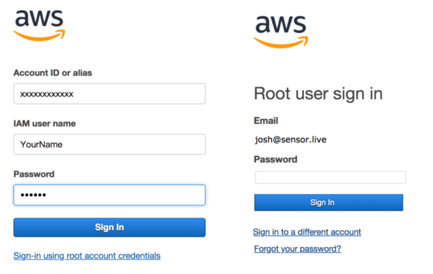 AWS security management