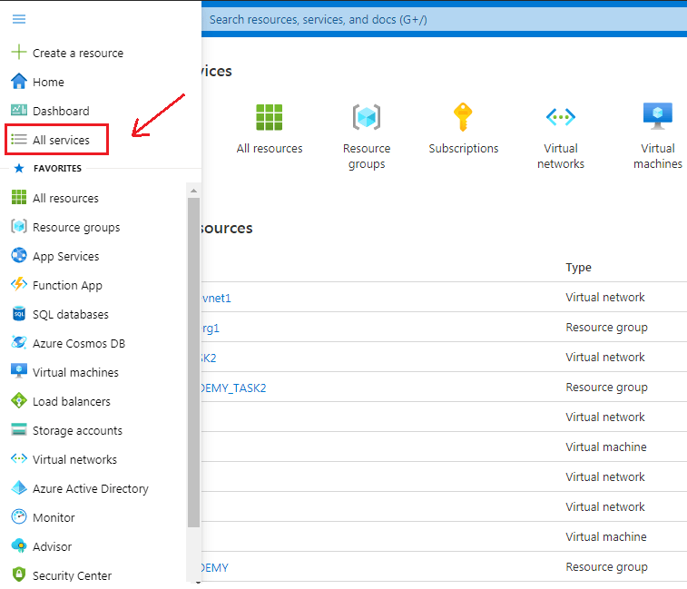 Select All Services Option