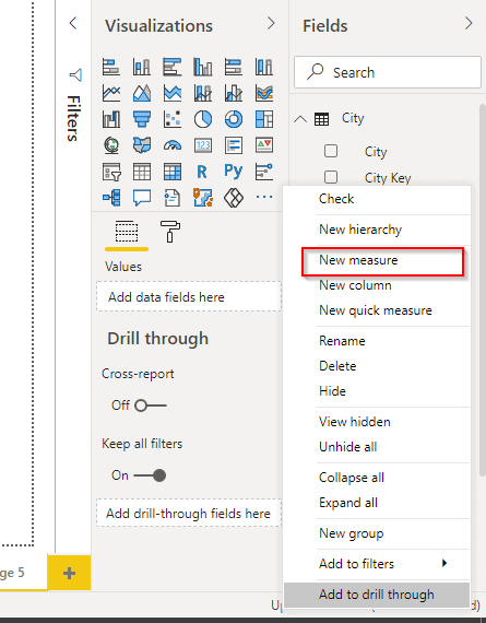 New-measure-from-menu.img