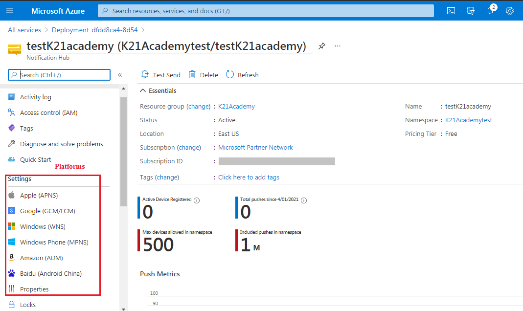 Azure Notification Hub