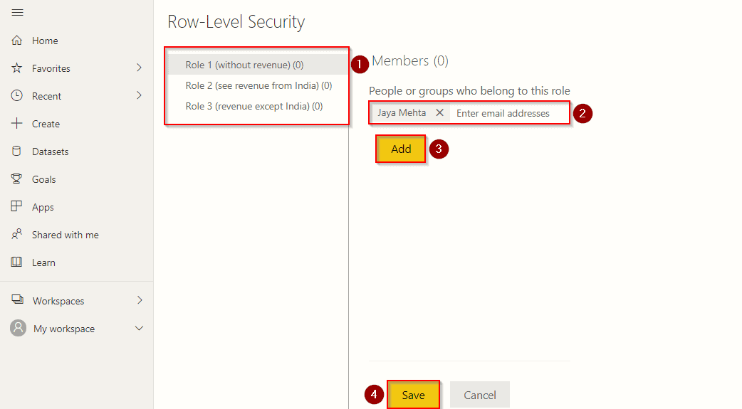 add members to a role