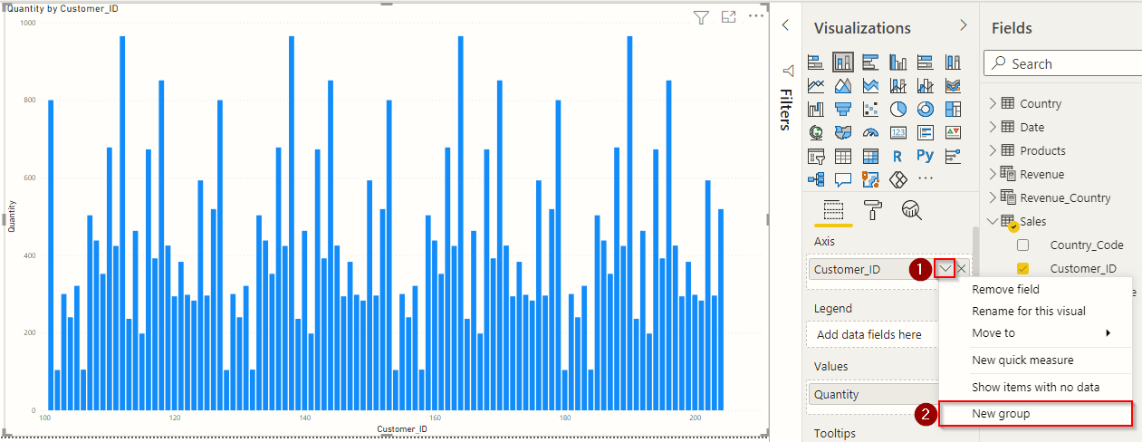 Grouping in Power BI